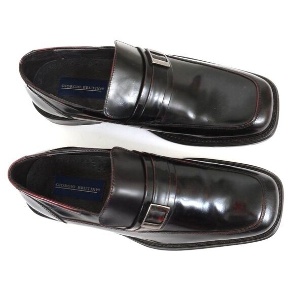 Giorgio Brutini Men\'s 11.5M Black Dressy Loafers Shoes Business Preppy Academia main image 8